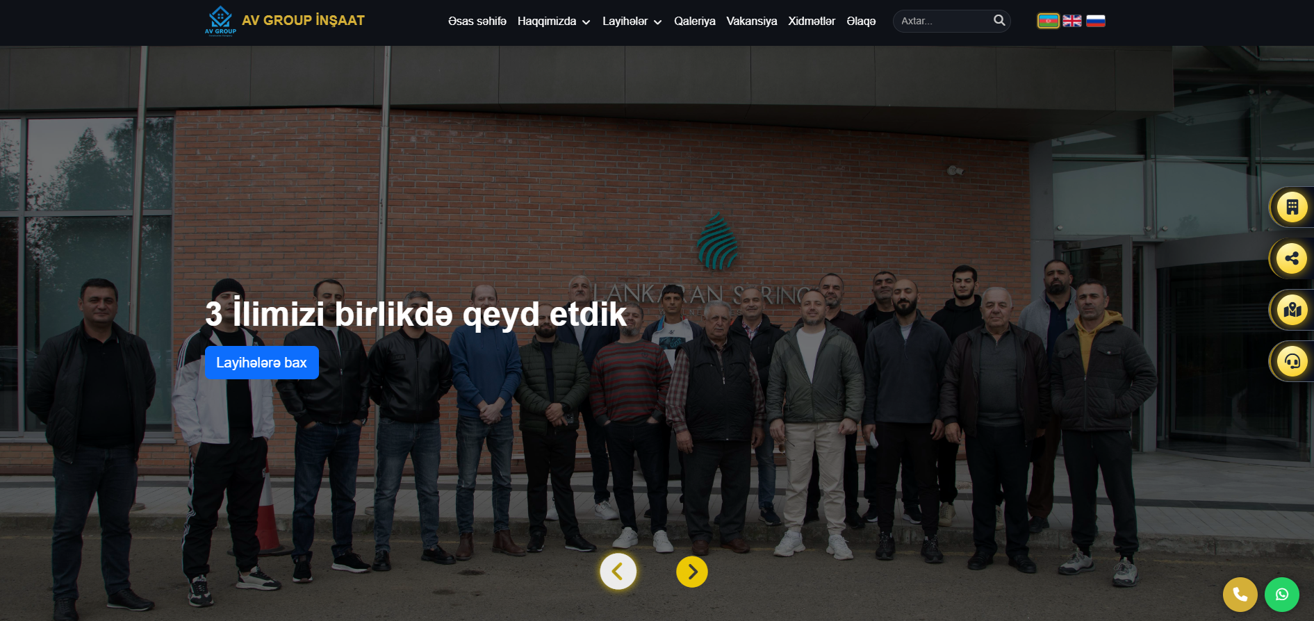 AV Group MMC - Tikinti şirkəti rəsmi sayt